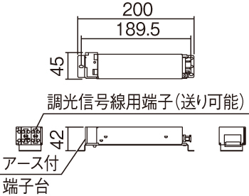 Panasonic LED 電源ユニット NTS90151LE9 非調光 150形用 TOLSO トルソー パナソニック_画像5