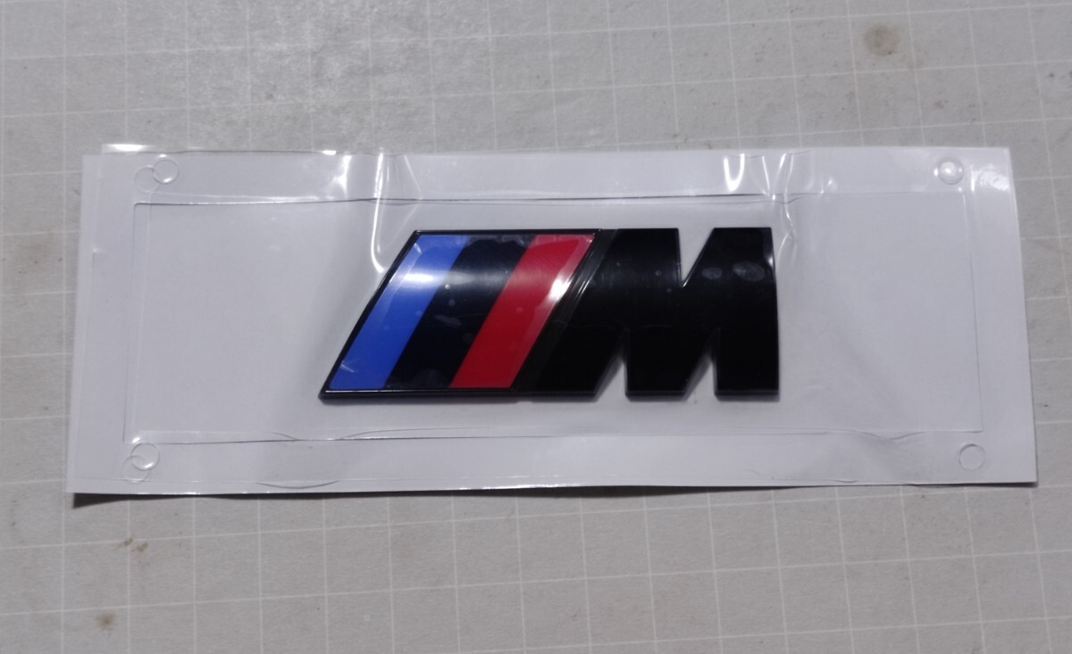  middle black BMW ///M emblem rear emblem MPerformance M series M sport MSport MPower rear emblem 