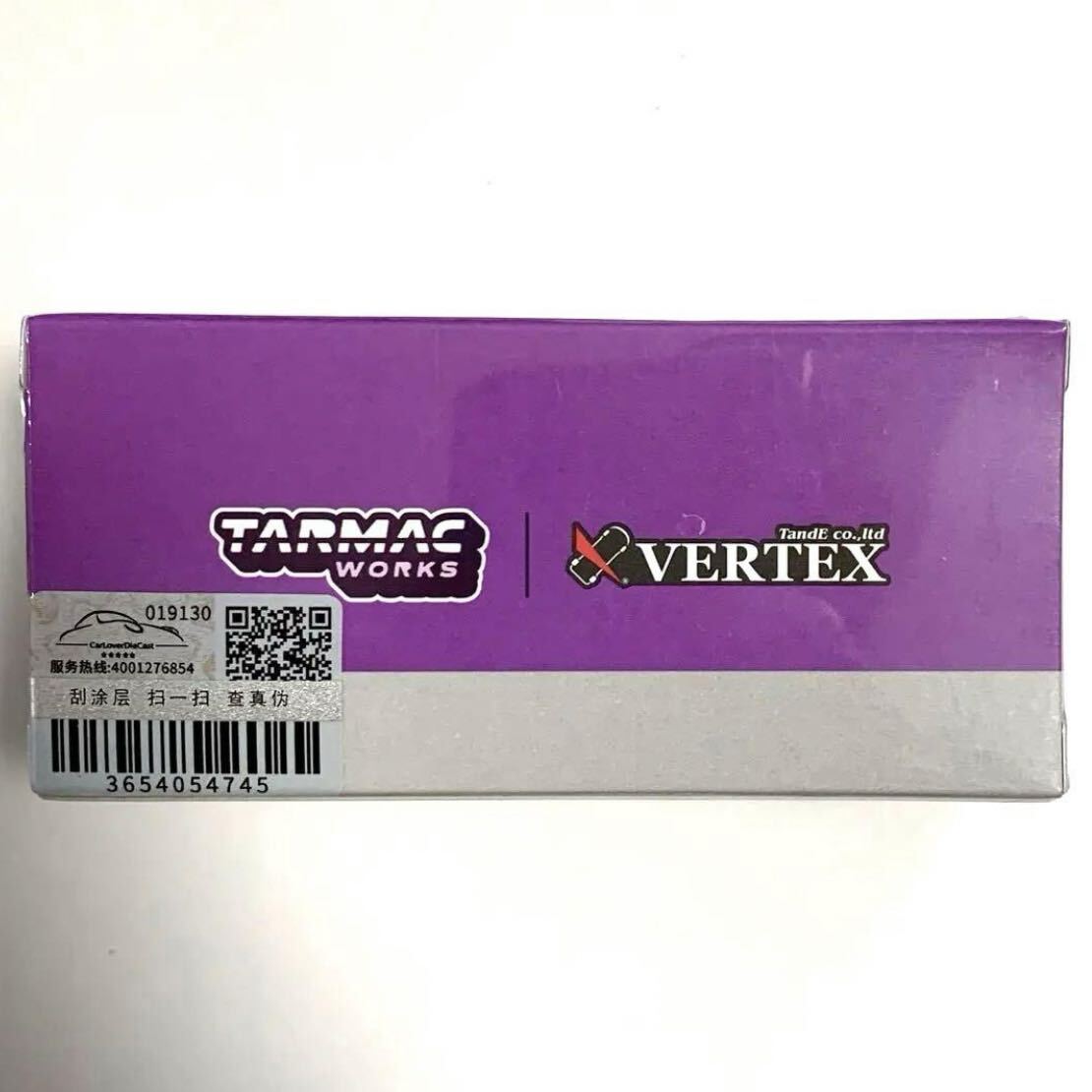 Tarmac Works 1/64 VERTEX Toyota チェイサー JZX100 パープルメタリックの画像2