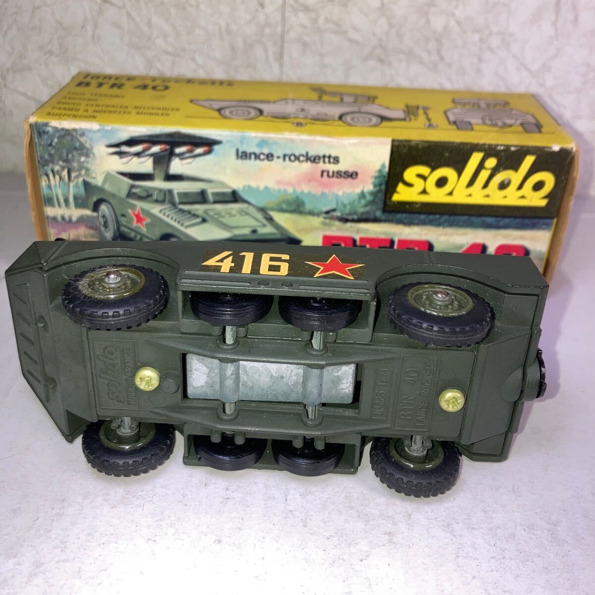  prompt decision at that time Solido France made solido 225 lance rocketts BTR 40