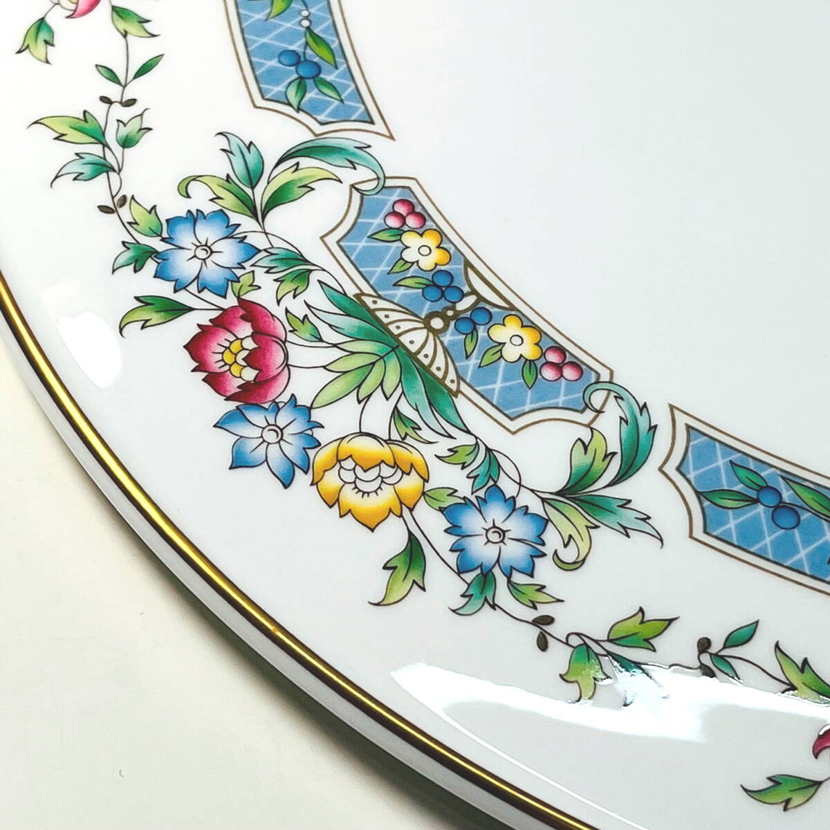* Royal Worcester * Британия производства керамика тарелка купол type украшение тарелка диаметр 28cm кекс тарелка тоже Kyoto отель сувенир не использовался товар * Vintage 