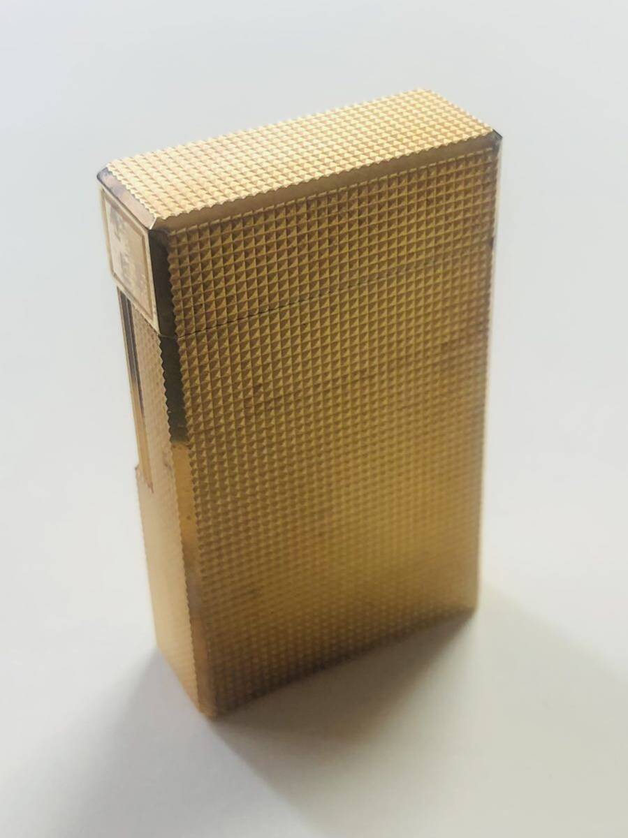 [1 jpy start ]S T Dupont smoking . gas lighter Gold Gold color 