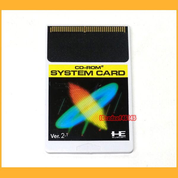 ●PCエンジン●CD-ROM2 SYSTEM CARD Ver.2.1 動作品 システムカード 79799757 HuCARD●の画像1