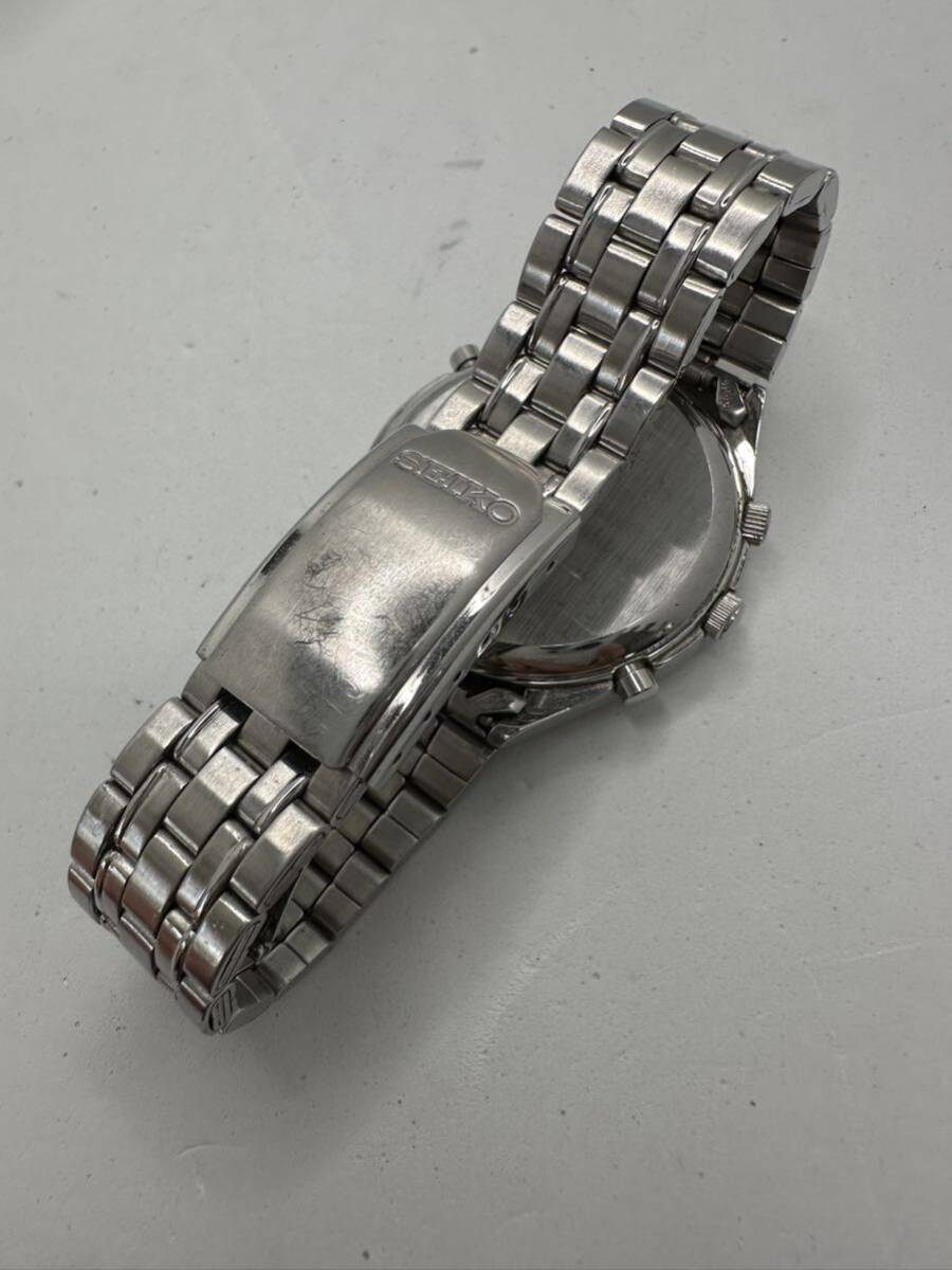 【SEIKO 】クオーツ 腕時計 クロノグラフ 7T32-7C60 中古品　不動　ジャンク　わけあり_画像4