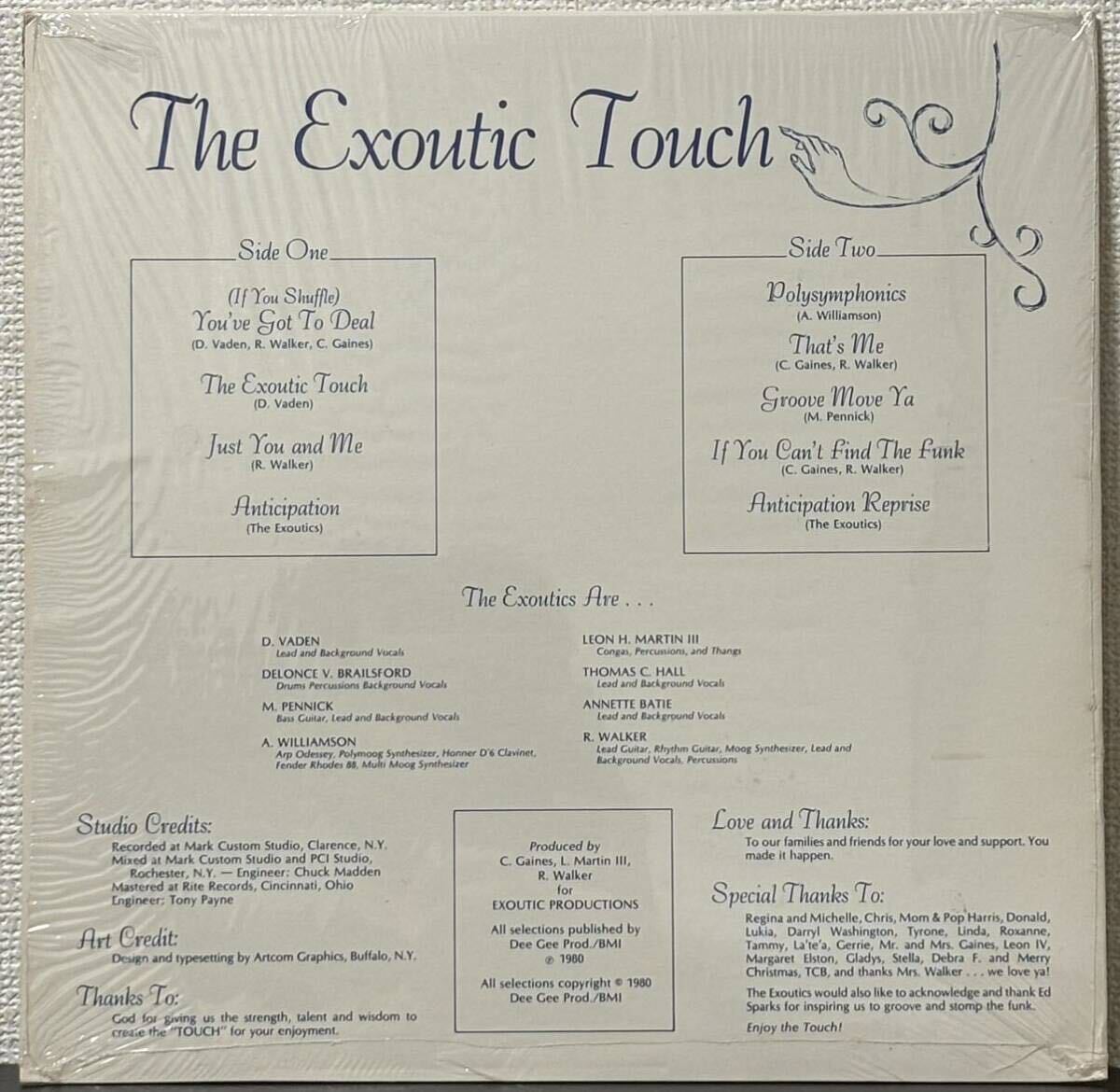 The Exoutics / The Exoutic Touch レア soul シュリンク付き 美盤_画像2