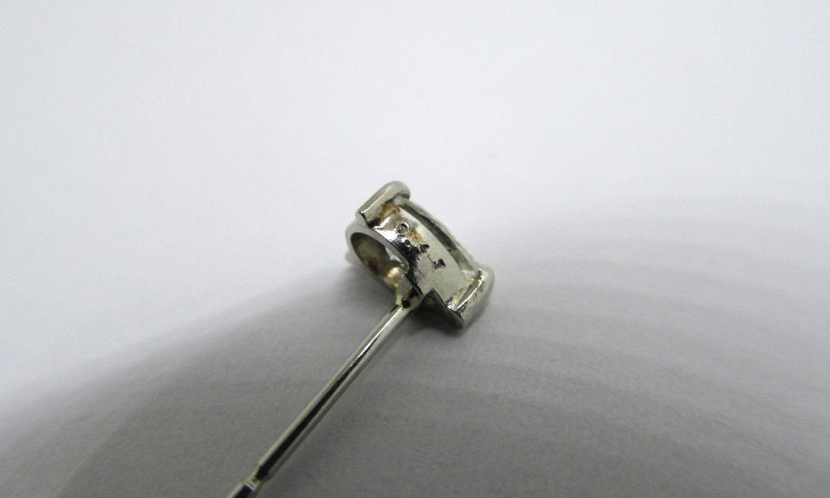 【新品仕上げ済】 Pt900 ダイア 0.47ct ピアス 一粒 両耳 アクセサリー 雫 プラチナ ランクA diamond NBJ_画像7