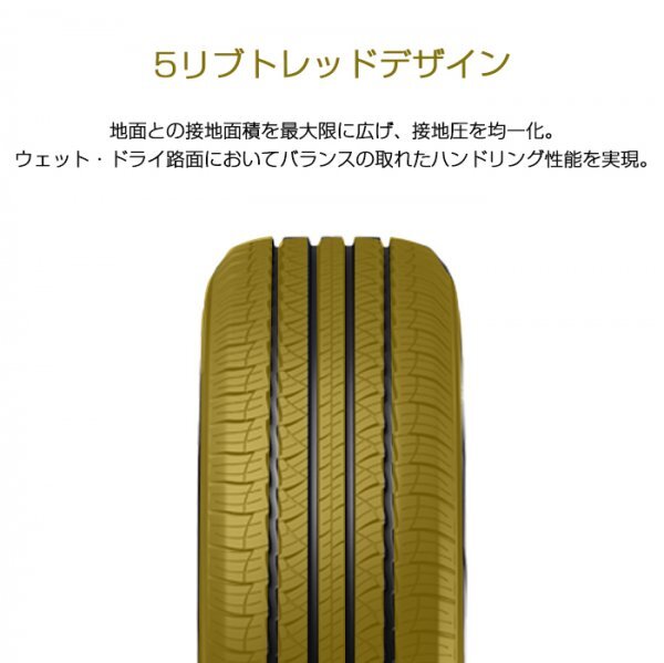 【新品】【2024年製】 輸入サマータイヤ4本セット 235/55R18-104V TRIANGLE AdvanteX SUV TR259 / トライアングル 2355518 18インチタイヤの画像2