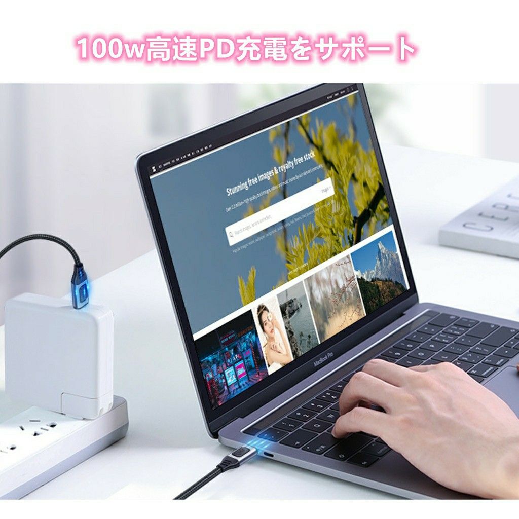 USBC TypeC ケーブル PD対応 100W/5A 1m 480mbps