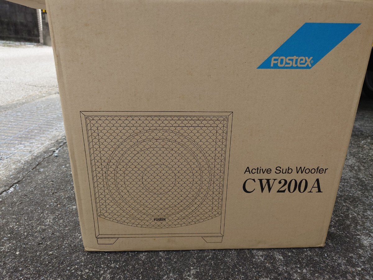 フォステクス CW200A 美品 使用少 元箱 取説 fostex サブウーファーの画像1