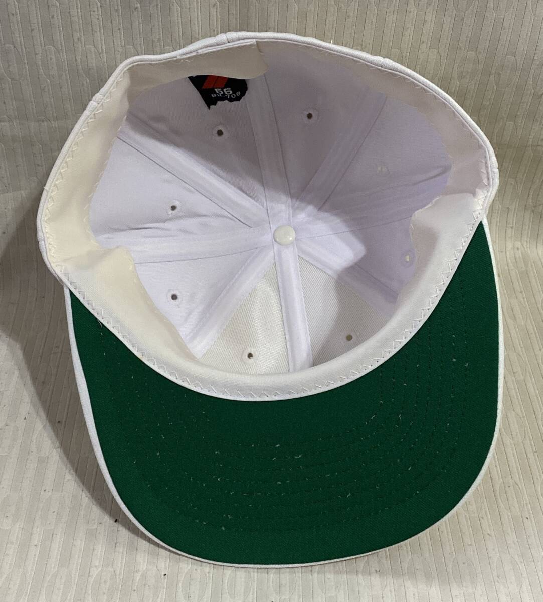 キャップ 帽子 ゼット/ZETT 56cmサイズ BH-708 白色のスポーツキャップ ジュニアにも####未使用品_画像4
