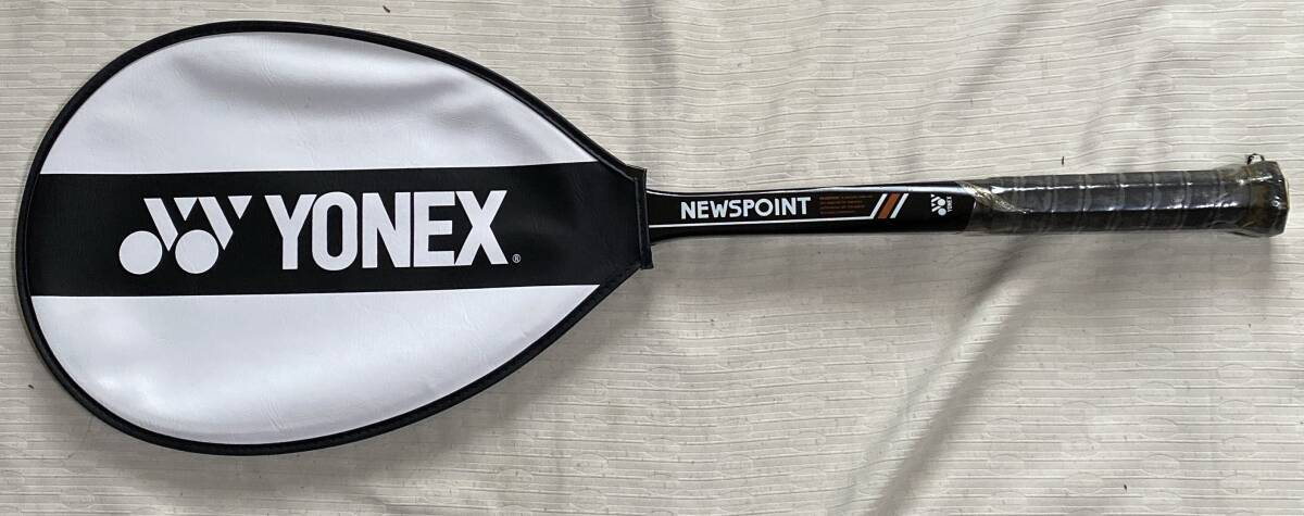  softball type tennis racket with cover YONEX/ Yonex TS-300 NEWSPOINT tree frame rare goods,, made in Japan / unused goods 