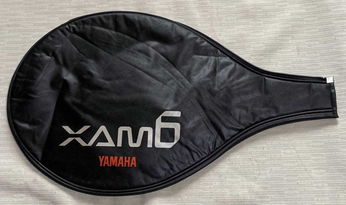  теннис ракетка кейс для софтбола XAM6 YAMAHA/ Yamaha 28.5×49.5 белый знак / чёрный ~~~~ не использовался товар 