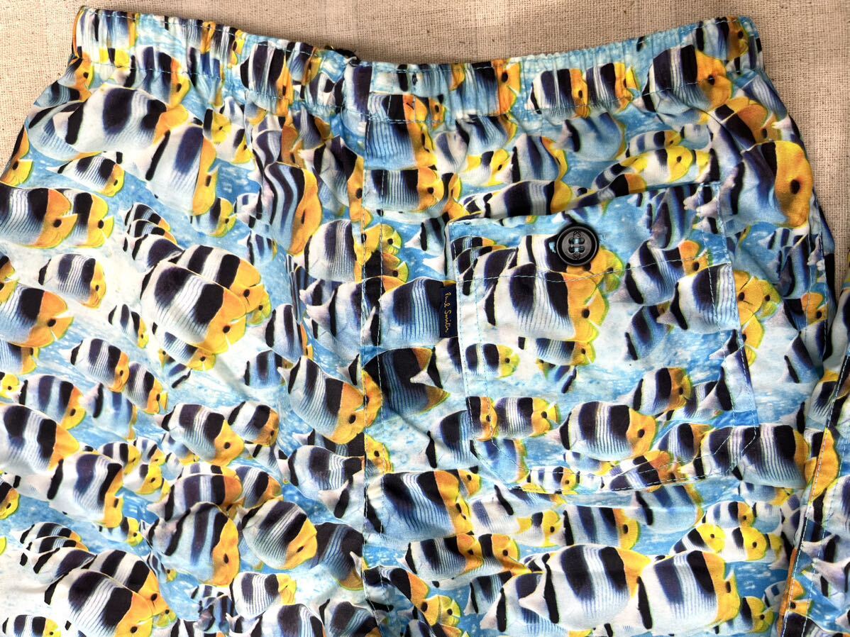 (N565) Paul Smith детский купальный костюм плавание одежда тропическая рыба рисунок 2 пункт 2 размер 5*6 лет для 7*8 лет для не использовался 