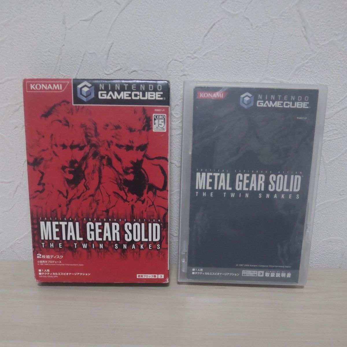 メタルギアソリッド：ザツインスネークス ゲームキューブ GC NINTENDO METAL GEAR