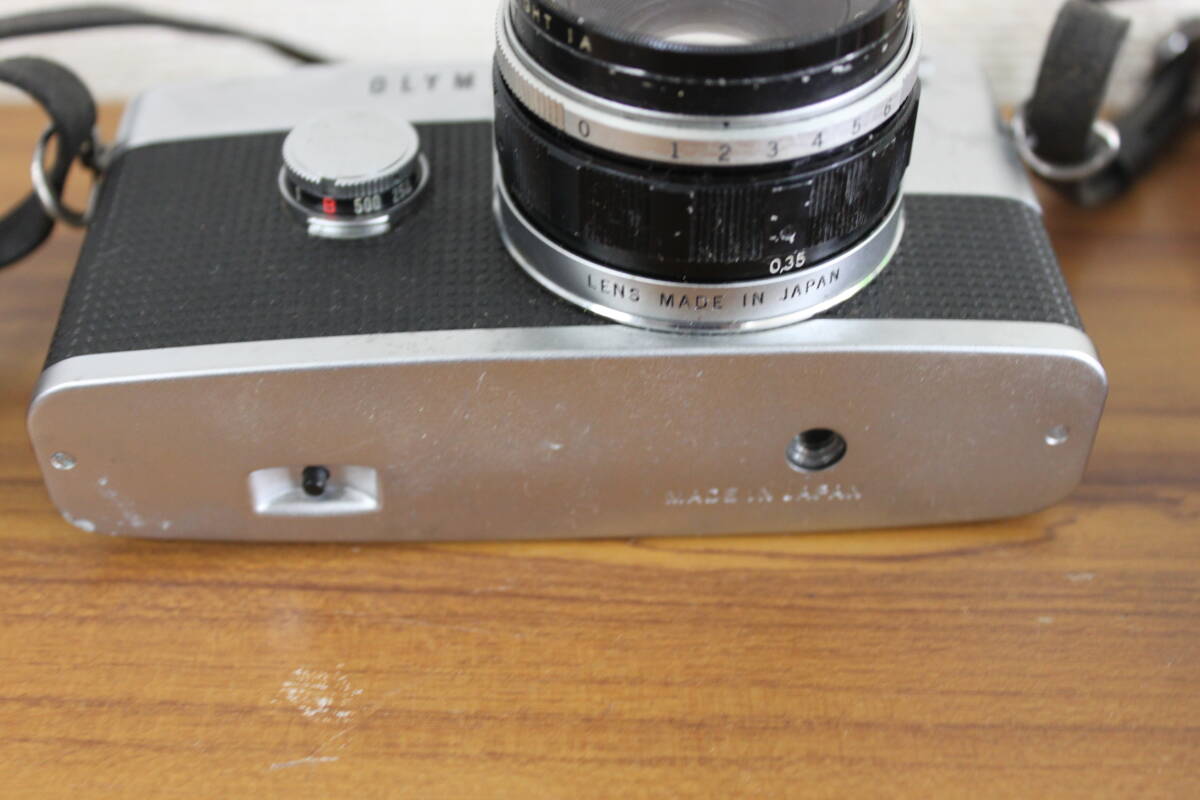 〇中古品 保管品 簡易動作確認済 OLYMPUS PEN-FV ペンFV フィルム一眼レフカメラ F.Zuiko Auto-S 1:1.8 f=38mm レンズ付き/激安1円スタートの画像9