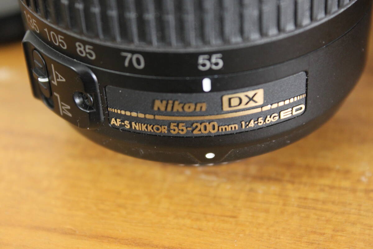 〇中古品 保管品 動作未確認 NIKON ニコン D50 一眼レフカメラ レンズ NIKKOR 55-200mm f/4-5.6G ED Nikon AF-S DX Zoom/激安1円スタートの画像6