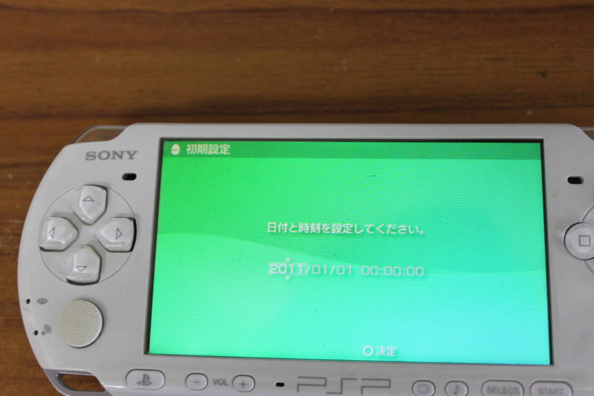 〇中古品 保管品 通電のみ確認済 SONY ソニー PSP プレイステーションポータブル PSP-3000 ゲーム機/激安1円スタートの画像6
