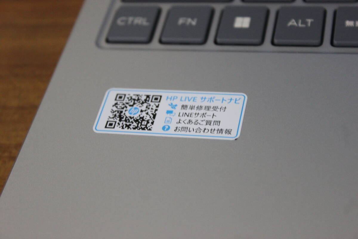 〇中古品 美品 ノートパソコン HP インテル Core i5-1334U メモリ16GB SSD256GB 15.6インチ HP Laptap 15-fd0133TU/激安1円スタート_画像5
