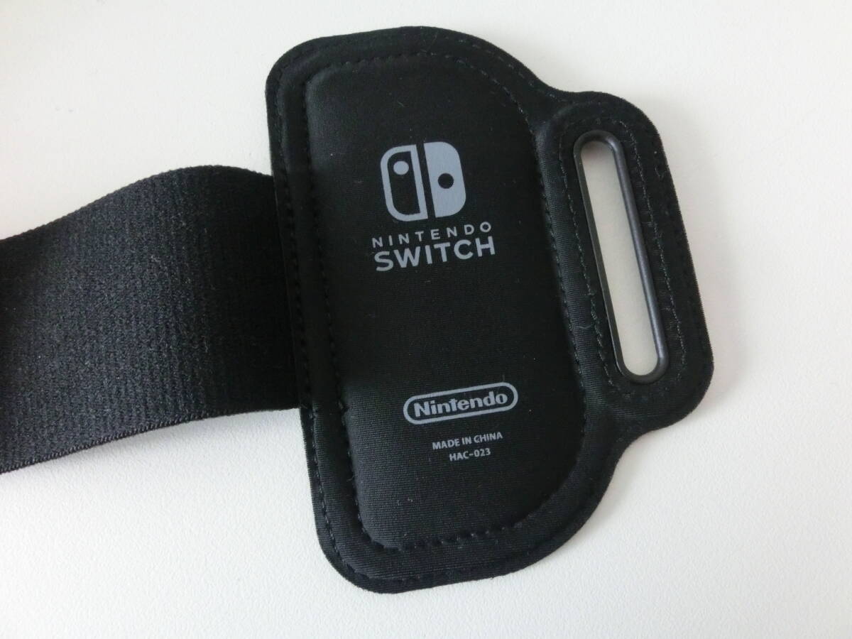 中古品 保管品 Nintendo swich ニンテンドー スイッチ スポーツレッグバンド うちトレ ソフト セット/激安1円スタートの画像5