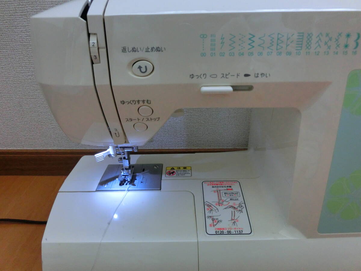 中古品 保管品 通電のみ確認済 JAGUAR ジャガー コンピュータミシン 裁縫 手工芸 ハンドクラフト JI-2011/激安1円スタートの画像7