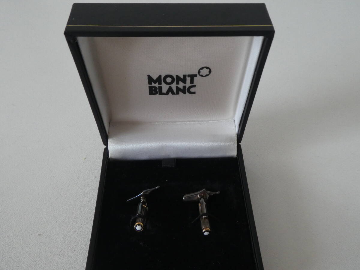 ☆ モンブラン MONTBLANC カフスボタン ペン先 モチーフ メンズアクセサリー 中古品 1円スタート ☆ の画像8