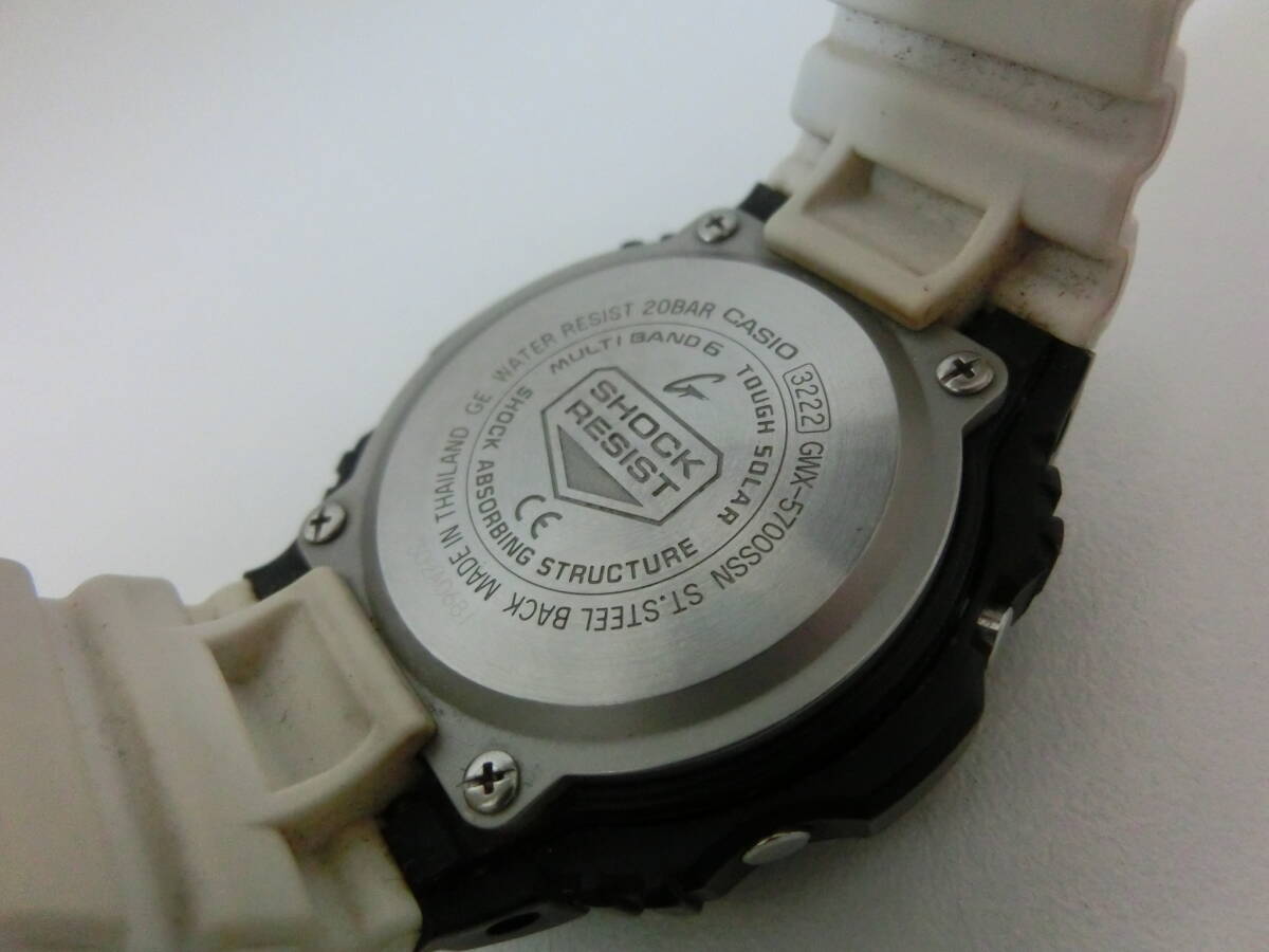 中古品 保管品 動作未確認 CASIO カシオ G-SHOCK ジーショック 腕時計 GWX-5700SSN/激安1円スタート_画像8