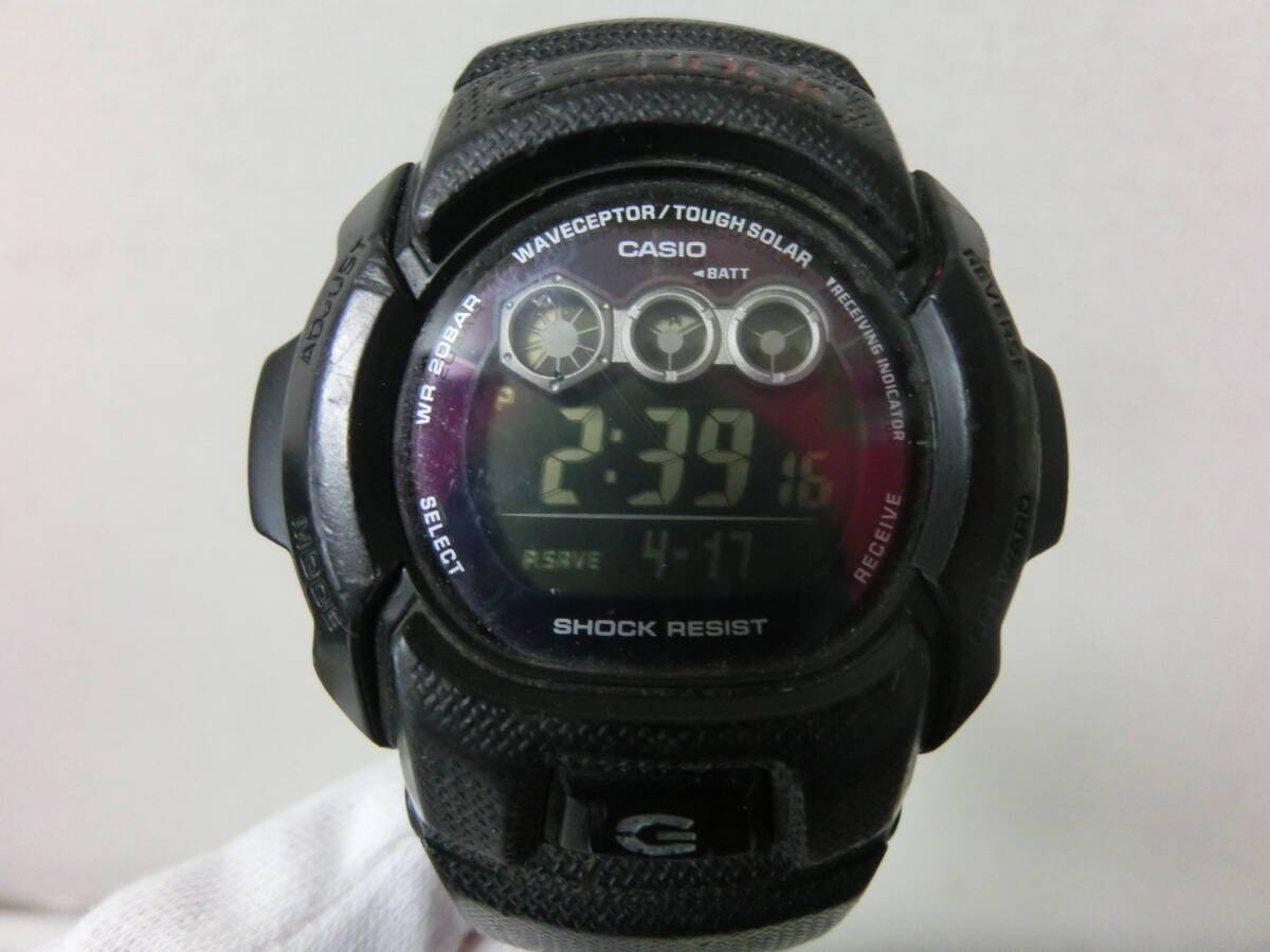 中古品 保管品 動作確認済 CASIO カシオ G-SHOCK ジーショック 腕時計 デジタル TOUGH SOLAR タフソーラー GW-002BJ/激安1円スタートの画像2