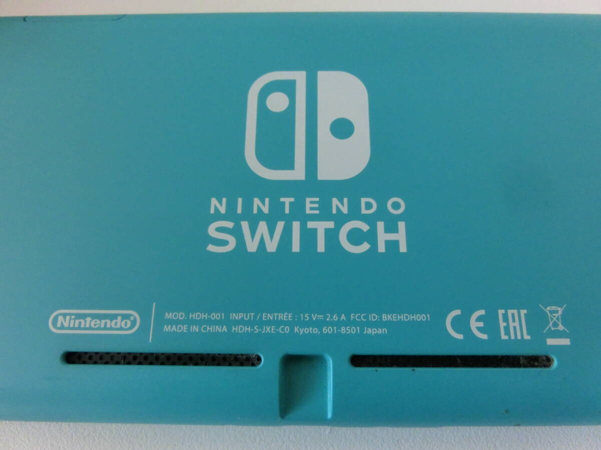 中古品 保管品 動作確認済 任天堂 Nintendo Swich Lite ニンテンドー スイッチ ライト ターコイズ HDH-001/激安1円スタート