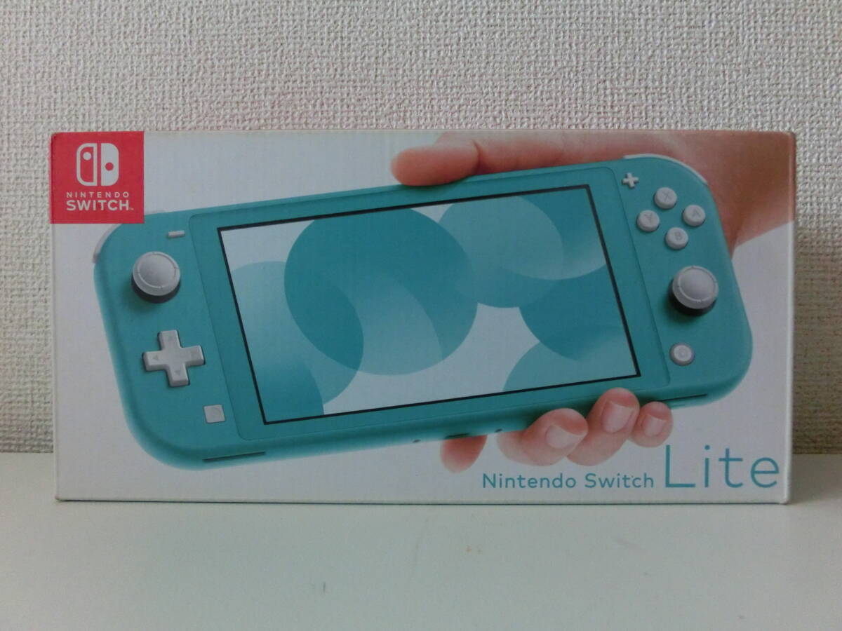 中古品 保管品 動作確認済 任天堂 Nintendo Swich Lite ニンテンドー スイッチ ライト ターコイズ HDH-001/激安1円スタート