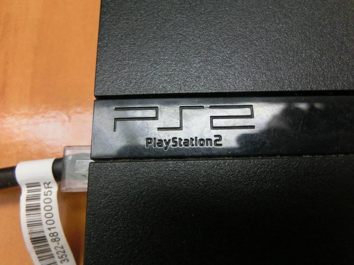 中古品 保管品 通電のみ確認済 SONY ソニー PlayStation2 プレイステーション2 SCPH-70000 本体 コントローラー ゲーム機/激安1円スタートの画像3