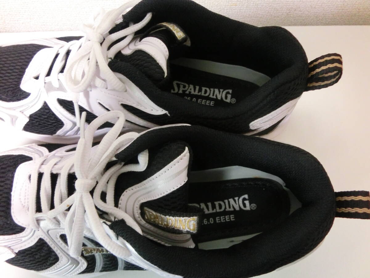  secondhand goods storage goods SPALDING Spalding men's sneakers walking shoes running shoes 26cm/ super-discount 1 jpy start 