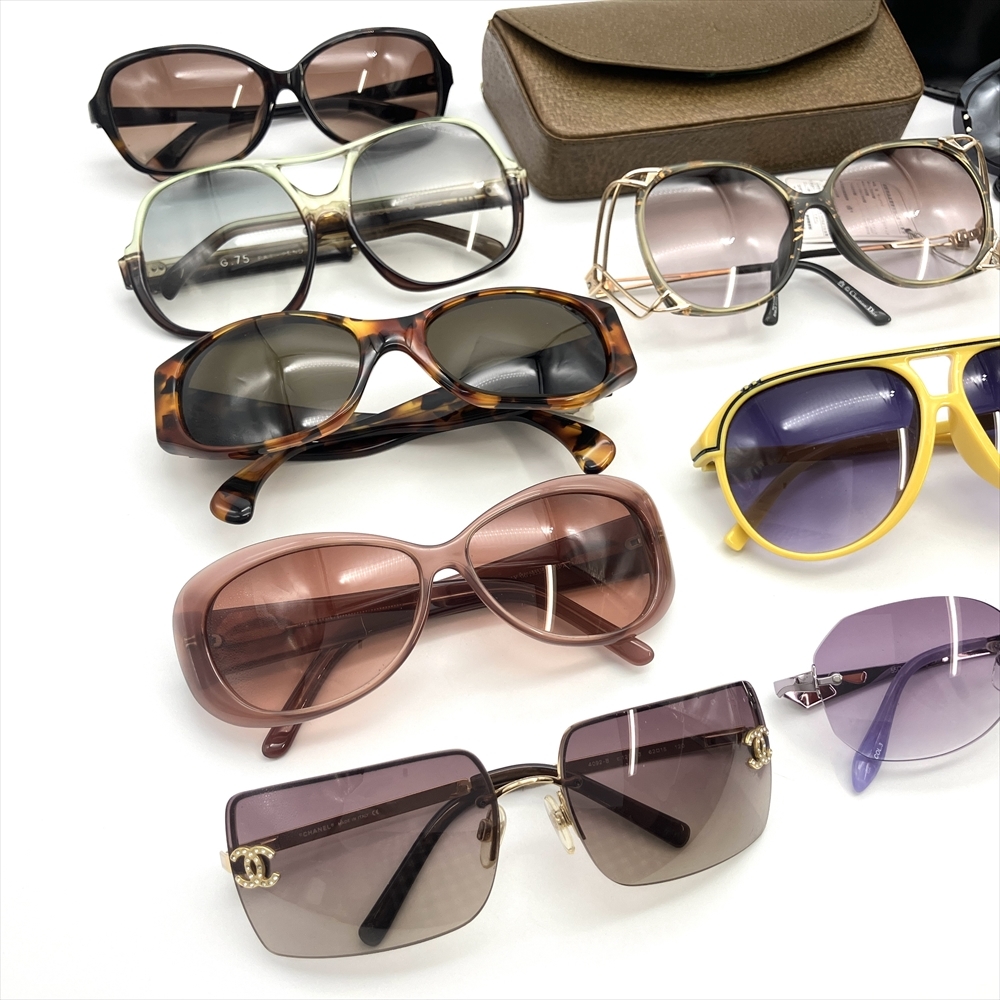  Chanel CHANEL 11 point summarize set sunglasses Gucci Valentino Dior Eve sun rolan Nina Ricci color lens I wear 