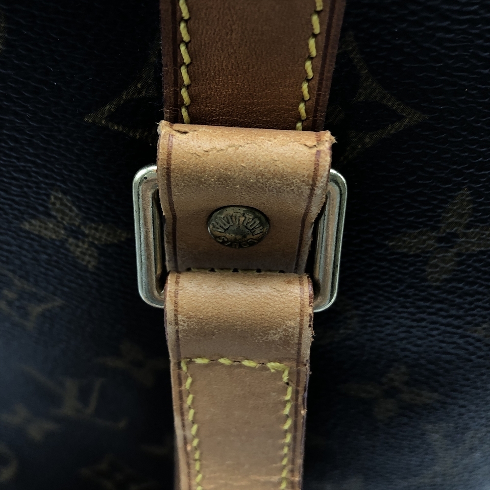 ルイヴィトン LOUIS VUITTON サックショッピング M51108 トートバッグ モノグラム キャンバス ヌメ革 ブラウン MB1919_画像8