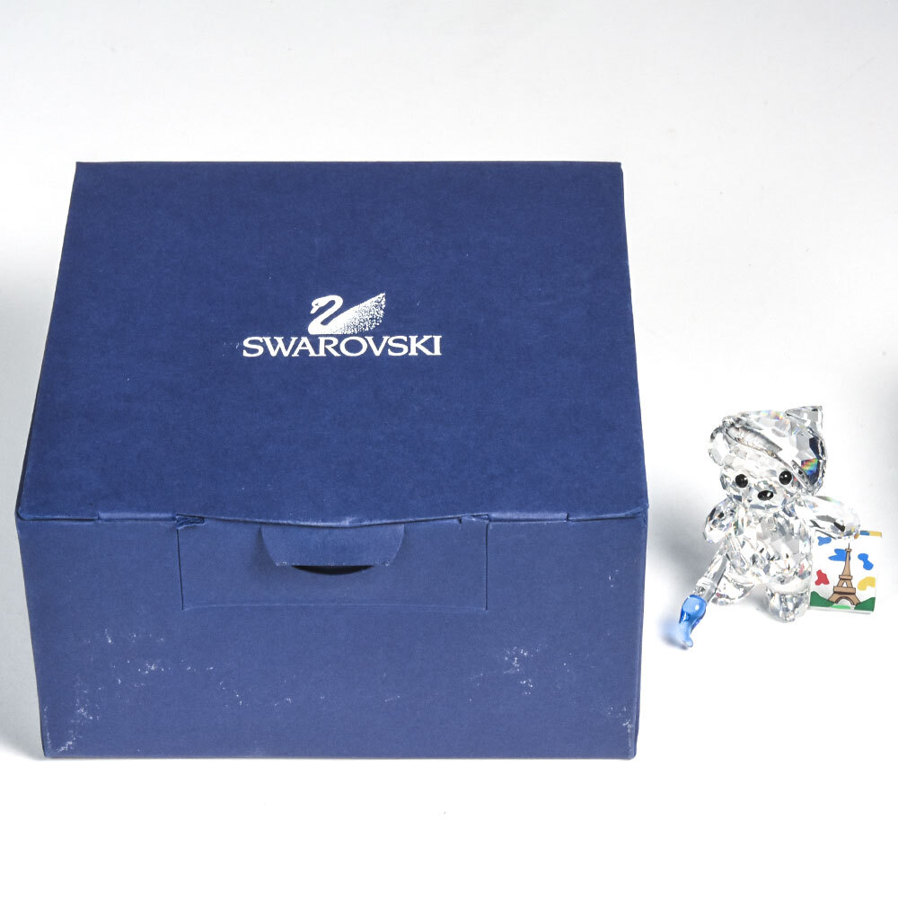  Swarovski SWAROVSKI Chris Bear franc sowa произведение искусства украшение crystal 883412 прозрачный художник красочный Париж eferu.