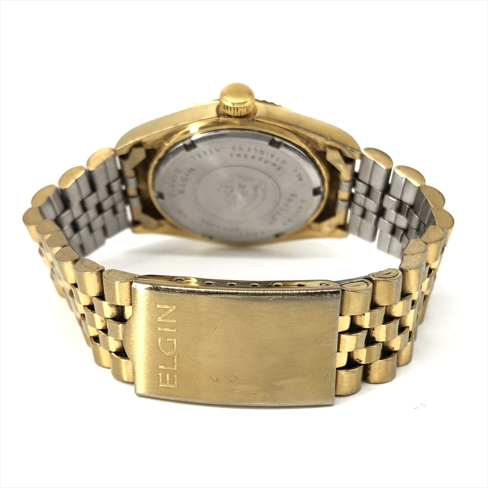 エルジン ELGIN メイプルリーフ 金貨 腕時計 メンズの画像4