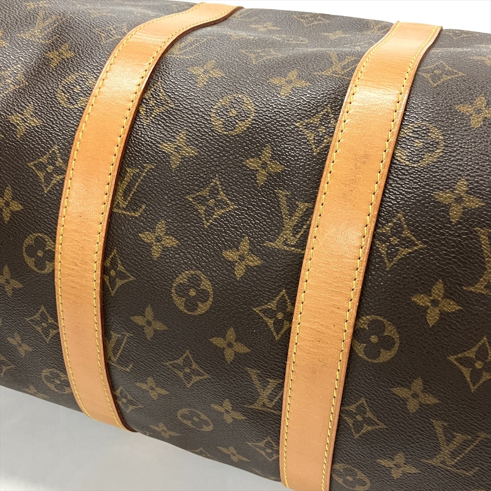 ルイヴィトン LOUIS VUITTON キーポル バンドリエール45 ボストンバッグ モノグラム キャンバス M41418 ショルダーストラップ付属 旅行鞄の画像6