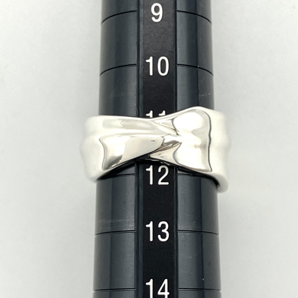 ティファニー Tiffany&Co. 約11.5号 リング 指輪 SV925 6.2g シルバー リーフモチーフ アクセサリーの画像4