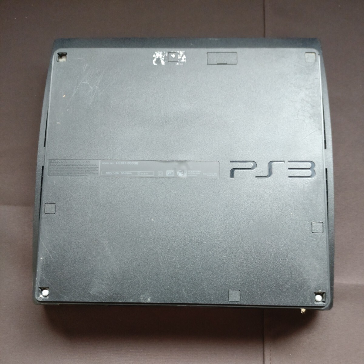 SONY PlayStation3(CECH-3000B) コントローラー ソフト 付属品 通電/動作確認 初期化済 USED品 現状渡し　プレイステーション3 ソニー_画像3