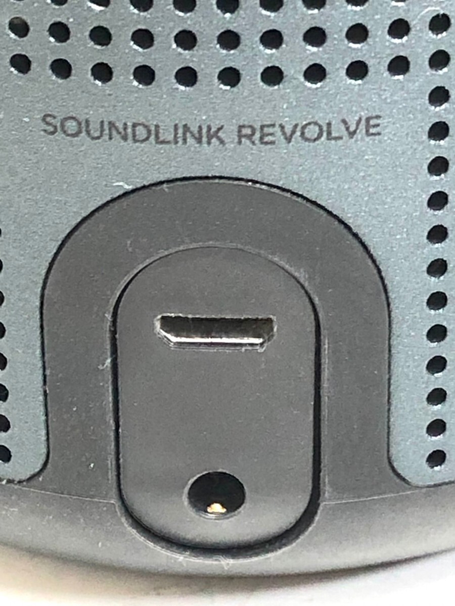 BOSE SOUNDLINK REVOLVE SPEAKER 120V US ブラック ポータブルワイヤレススピーカー マイク 箱入り の画像9