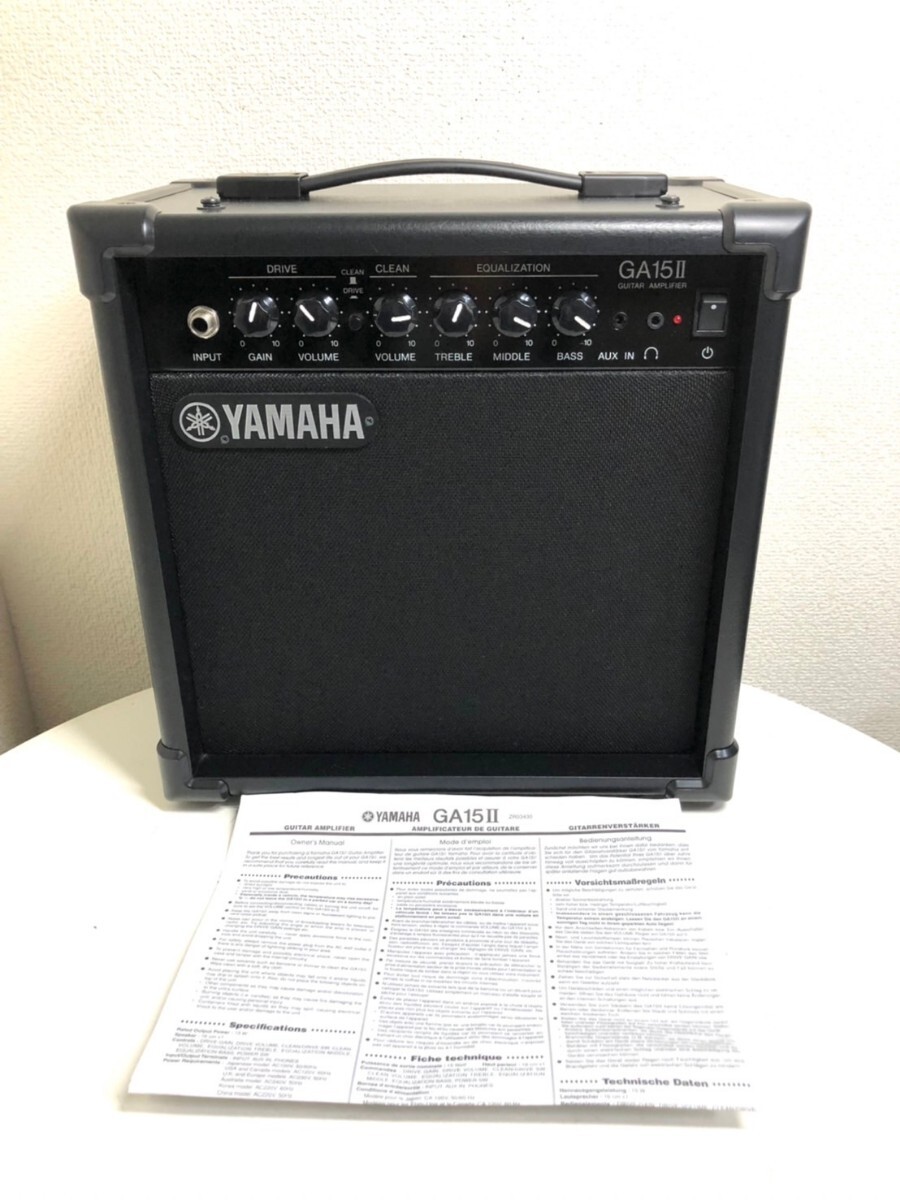 YAMAHA ヤマハ ギターアンプ GA15II 100V 通電OK オーディオ 音響機材 の画像1