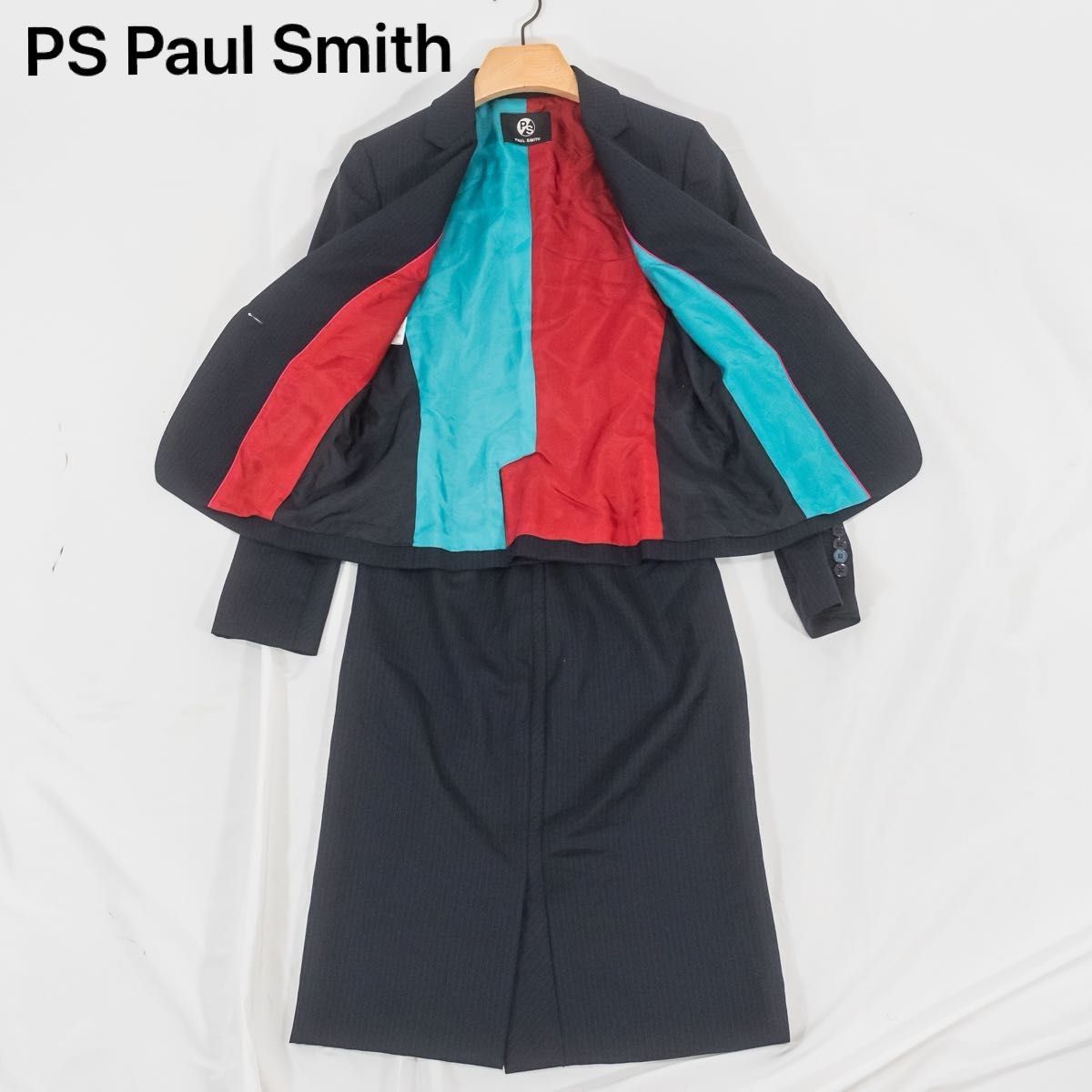 美品　PS Paul Smith  スカートスーツ　セットアップ　マルチカラー