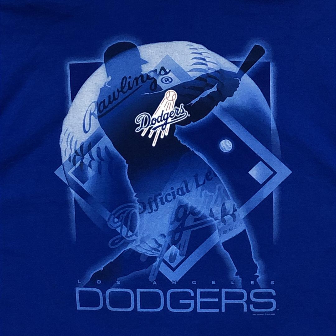 【USA製】MLBドジャース PROPLAYER ビッグロゴ ビッグプリント 2XL Tシャツ 大きいサイズ ビッグサイズ 90s Y2K_画像6