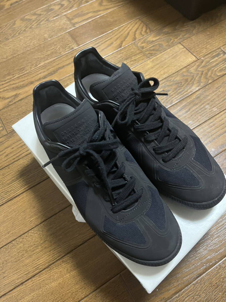 美品 maison margiela メゾンマルジェラ german trainer ジャーマントレーナー 41の画像1