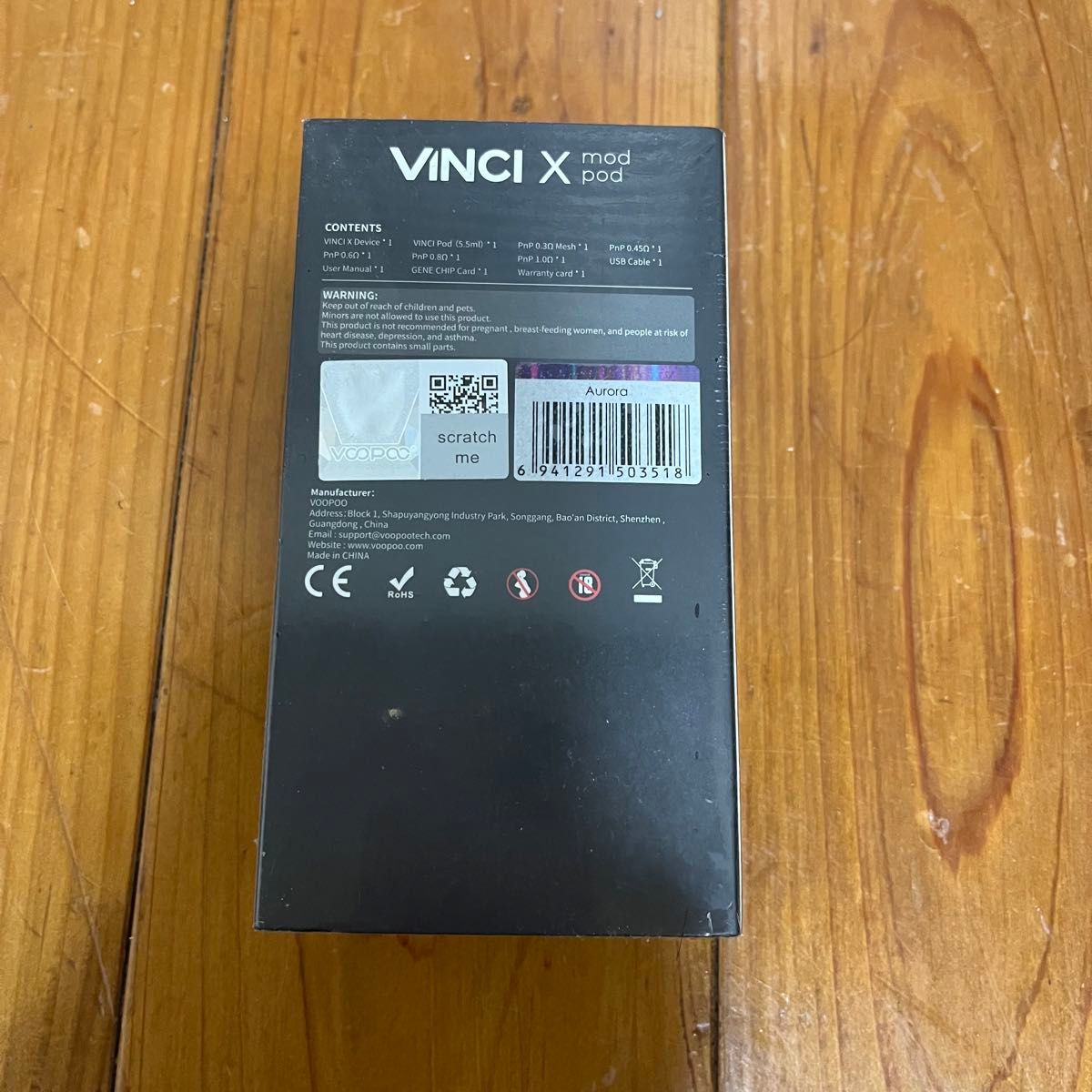 voo poo vinci x mod pod 新品未開封　電子タバコ　ブープー　加熱式タバコ　タバコ本体　喫煙　たばこ