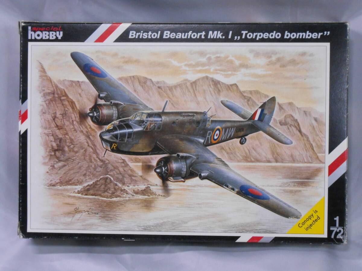 未組立★1/72 Bristol Beaufort Mk.I Torpedo bomber ブリストル ボーフォート 雷撃機★★special hobby スペシャルホビー の画像5