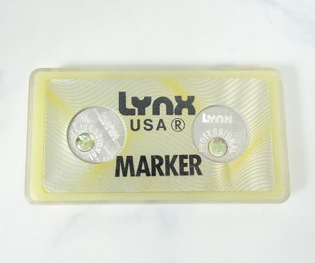 ★当時物【昭和レトロ】パチンコ パチスロ 特殊景品 Lynx USA Markerプレート 100枚 約2kg 大量まとめて出品 中古現状品 売切り★④の画像4