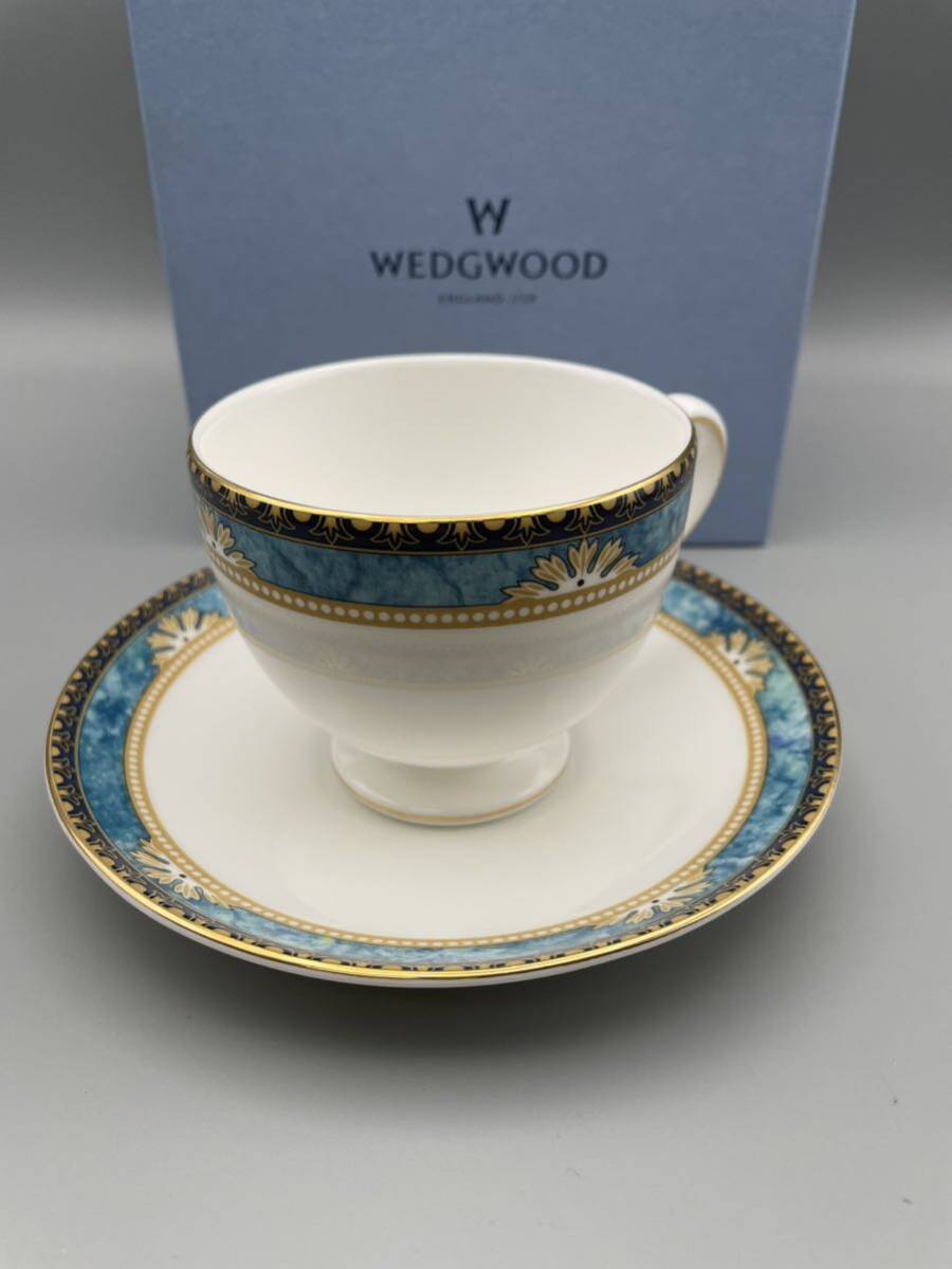 未使用保管品 WEDGWOOD CURZON ウェッジウッド カップ＆ソーサー 洋食器 茶器の画像2