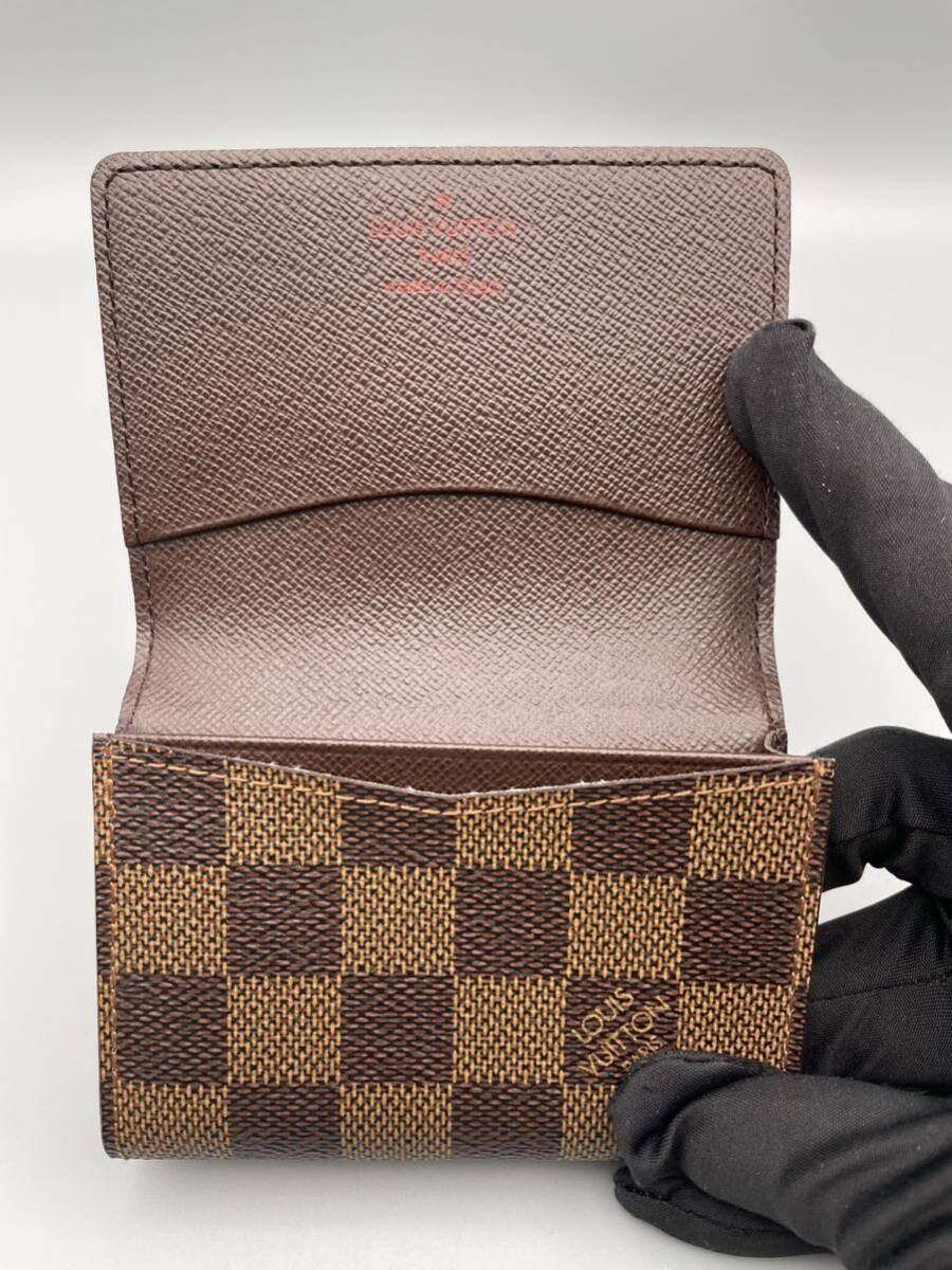 1円 〜LOUIS VUITTON ルイヴィトン N62920 ダミエ アンヴェロップ カルト ドゥ ヴィジット カードケース 名刺入れの画像5