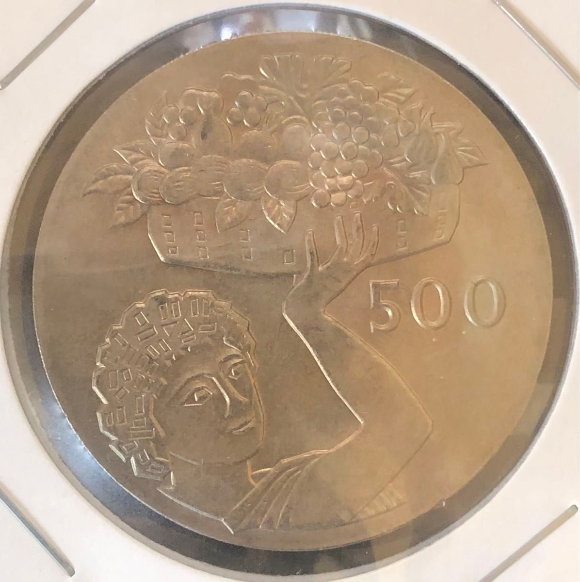 1970年 キプロス 500 Mils 白銅貨