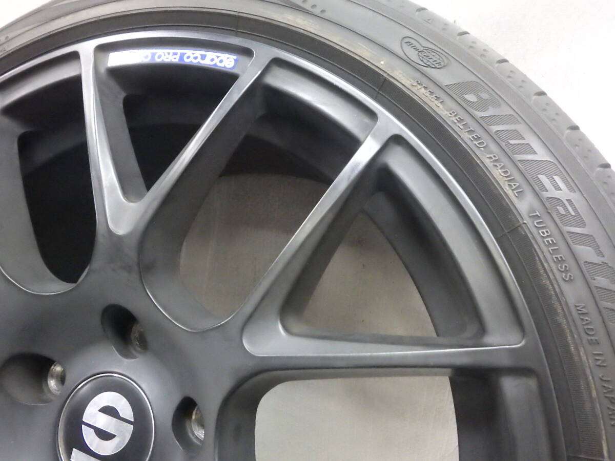 OZレーシング Sparco Pro Corsa 18インチアルミホイール4本 8J +24 5H 120 タイヤ 215/45 R18_画像9